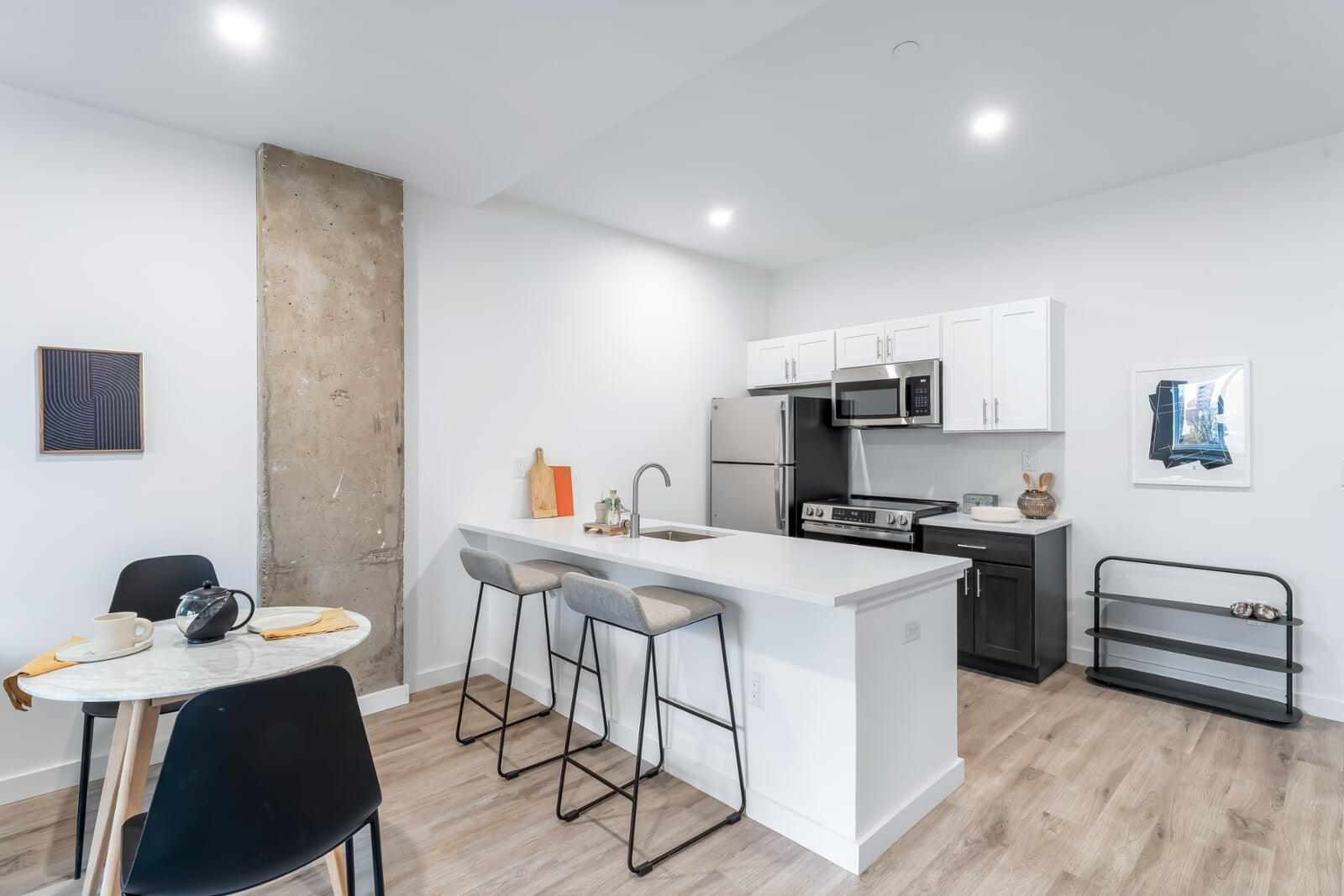 The Mercer Model 2J Kitchen